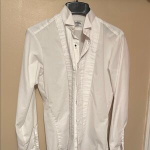 Men's White Tux Dress Shirt